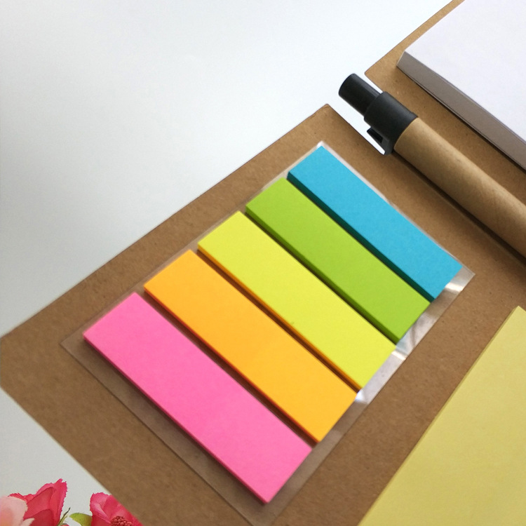 Handy Book Sticker Note Pads w/Pen 6