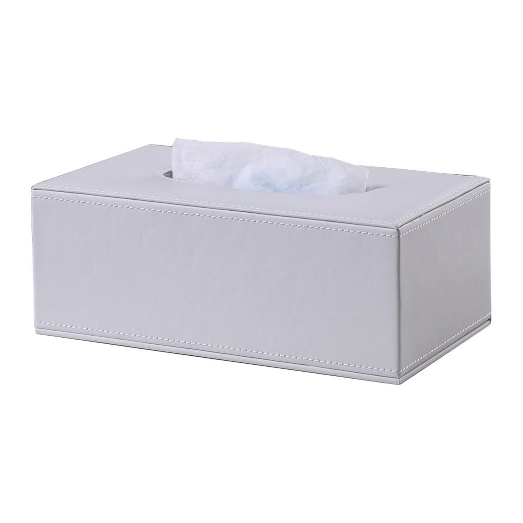 Rectangular PU Leather Tissue Box Holder 6