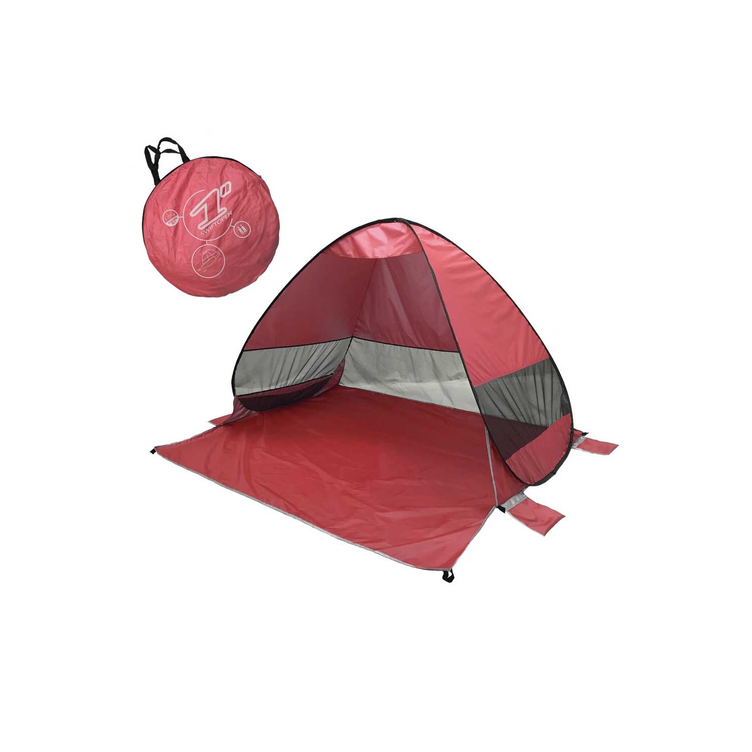 2-Second Pop-Up Beach Tent for Instant Sun Shelter 17