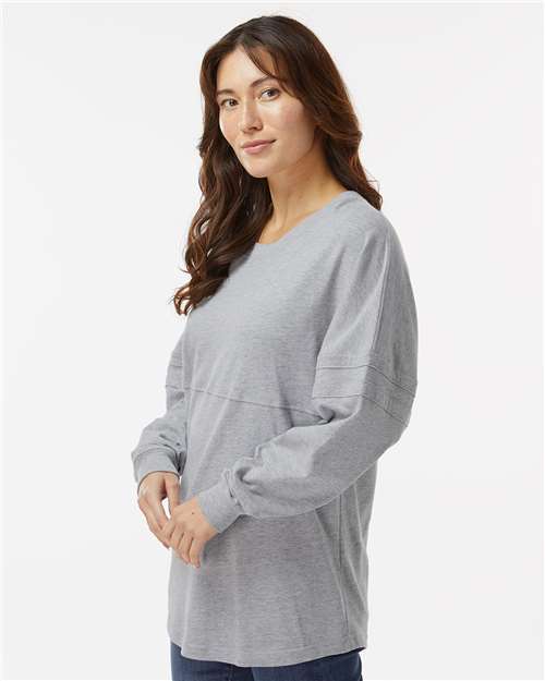 Women's Pom Pom Long Sleeve Jersey T-Shirt - BW3514 119