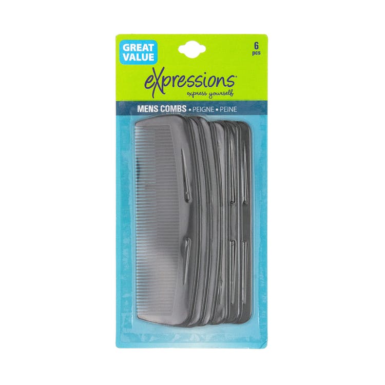 Men's Comb Sets - 6 Pack Black 2
