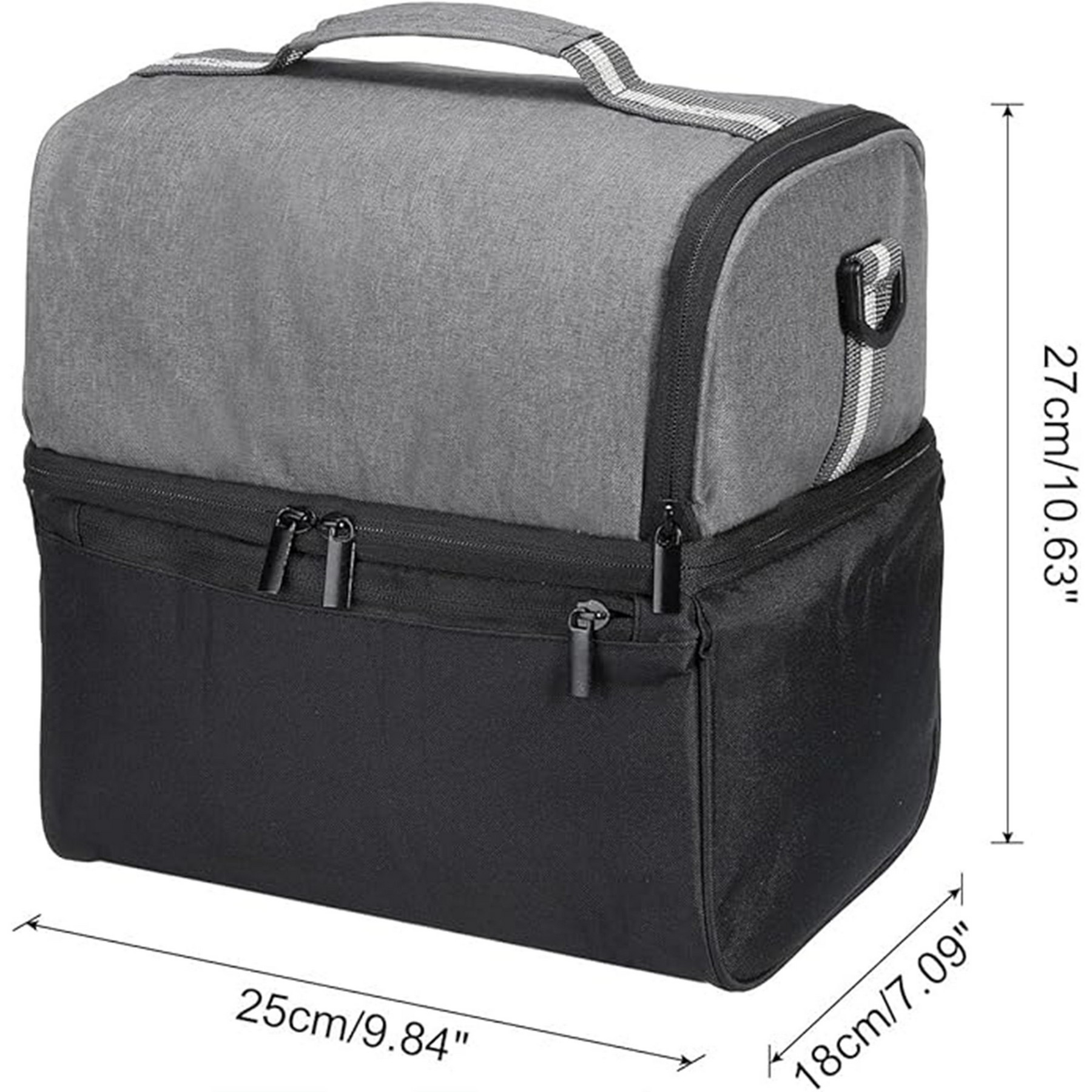 Double Compartment Cooler Lunch Bag 2