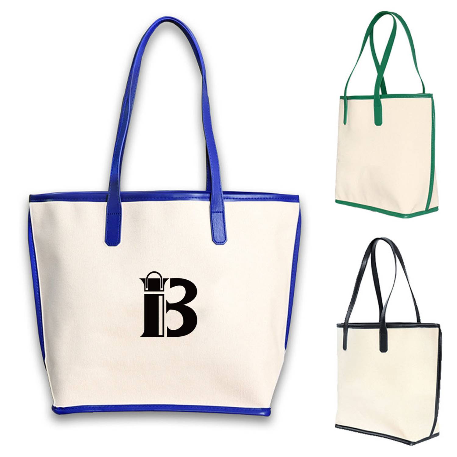 Large Capacity Canvas Tote Bag, custom tote bag with logo imprint 1