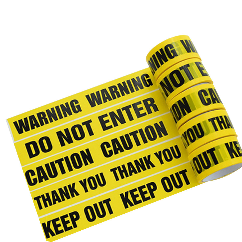 Custom 2mil Non-Adhesive Race / Barricade/Alert Tape 3