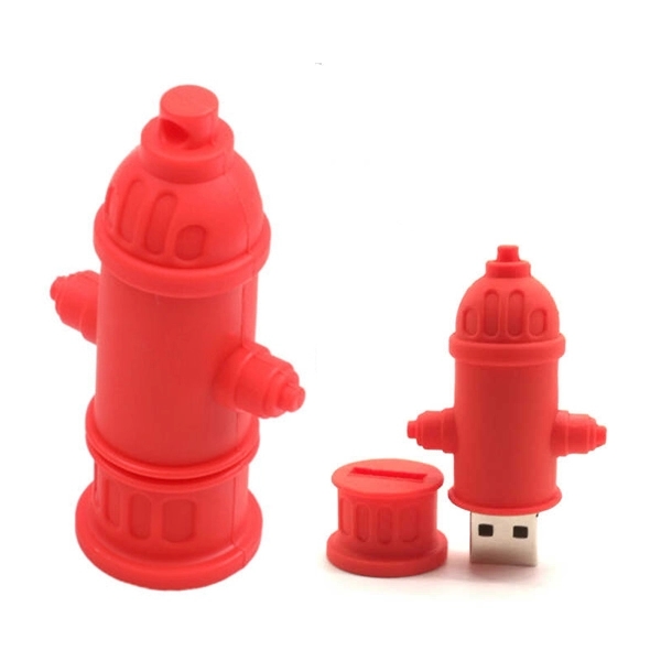 Fire Hydrant Shaped USB Flash Drive 2