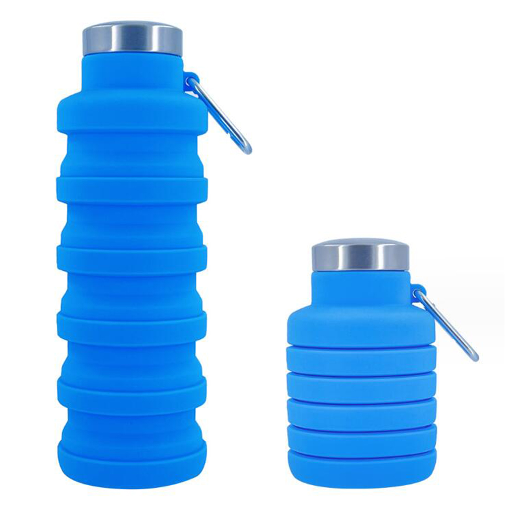 18 Oz Foldable Silicone Water Bottle 10