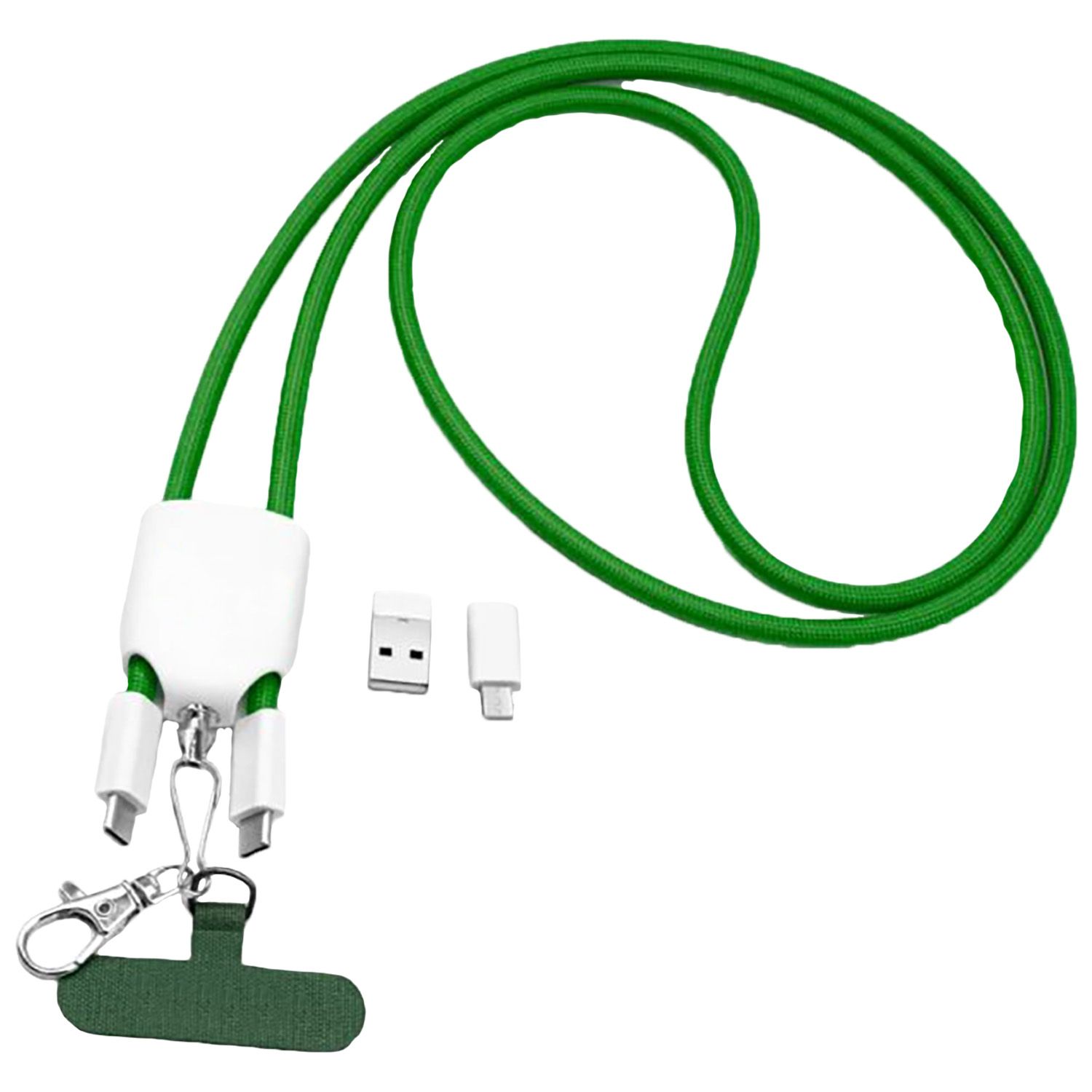 4-IN-1 Charging Cable Crossbody Lanyard Cell Phone Holder 6