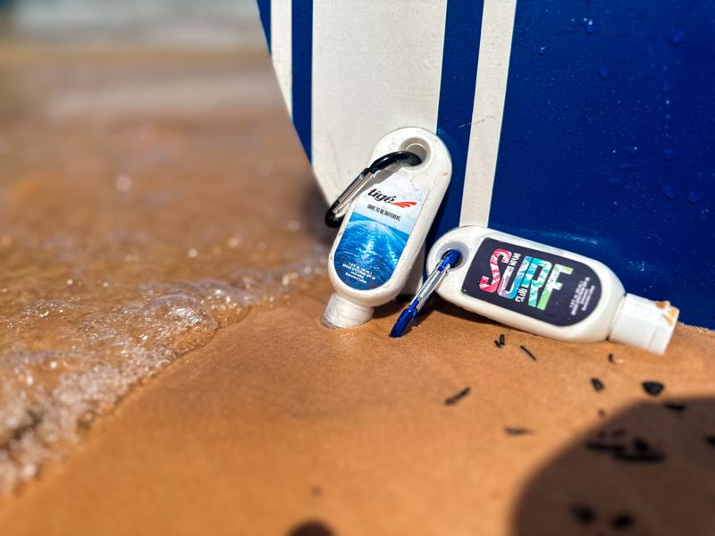 1.9 oz. SPF 30 Sunscreen in Clear Bottle with Carabiner 13