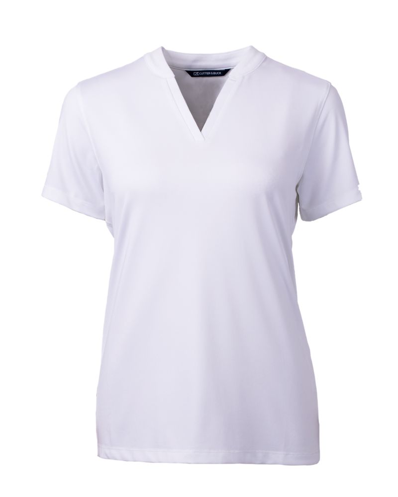 Cutter & Buck Forge Recycled Four-Way Stretch Heathered Womens Blade Top 2