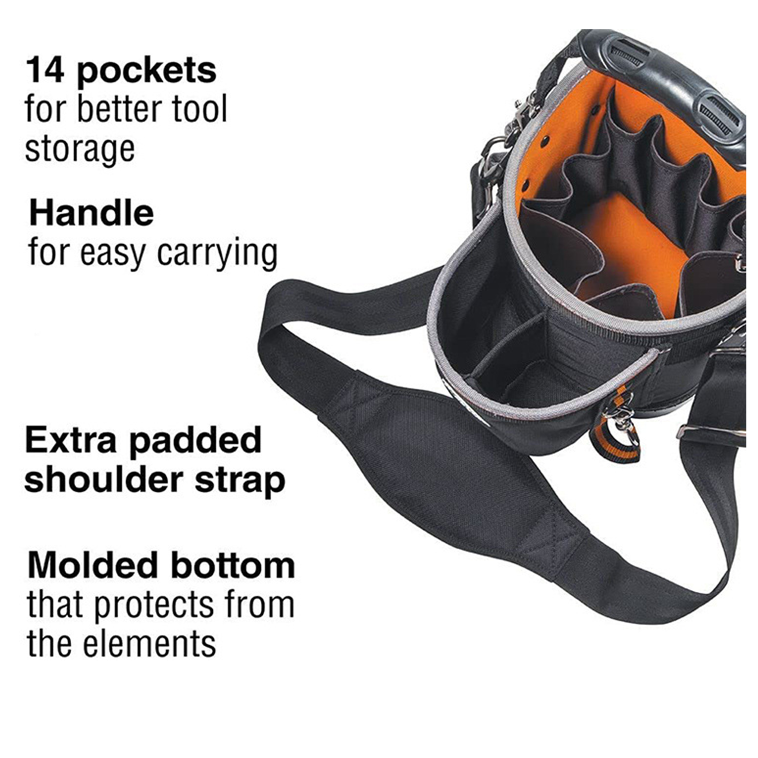 Tool Bag With Shoulder Strap 3