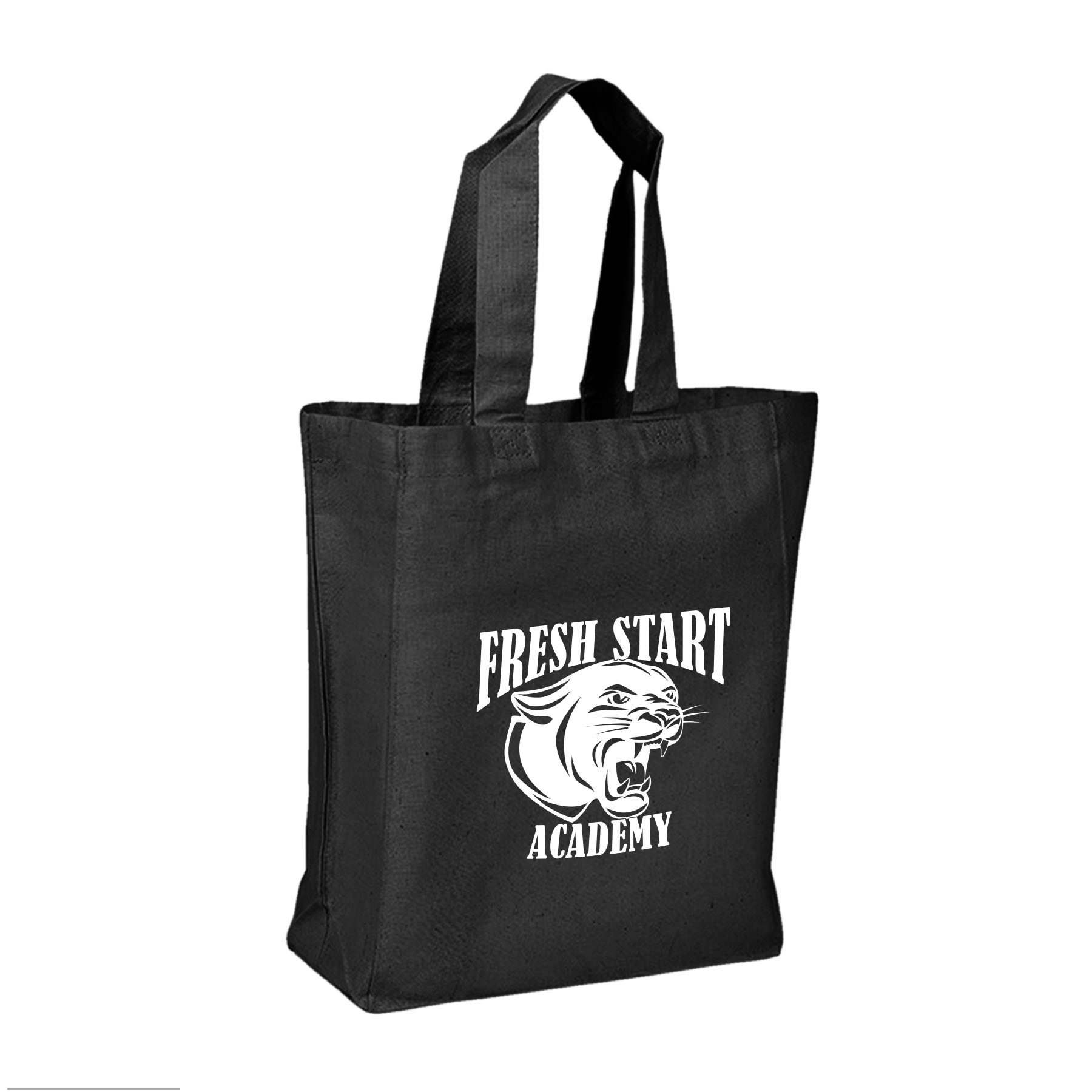 6 oz. 100% Cotton Canvas Multipurpose Shopping Tote Bag w/Bottom Gusset 3