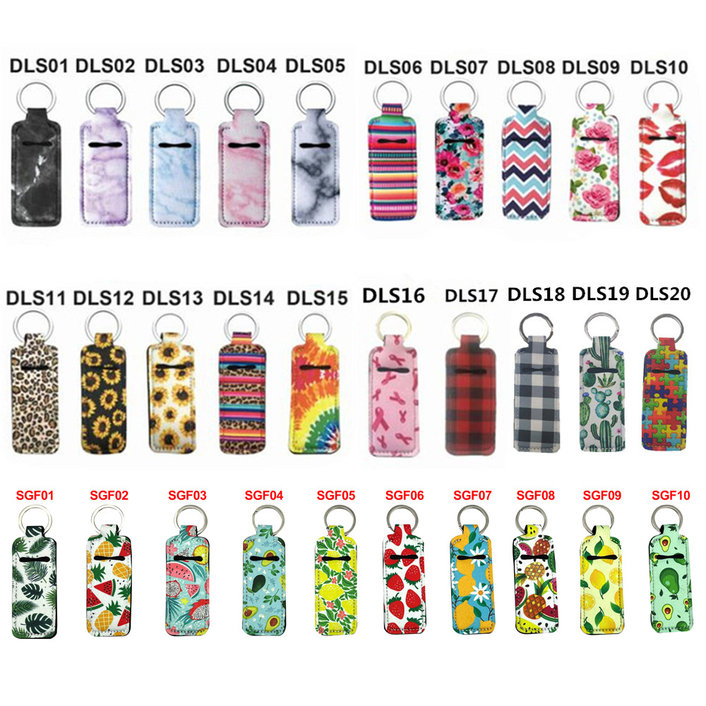 Neoprene Lipstick Holder Key Chain 4