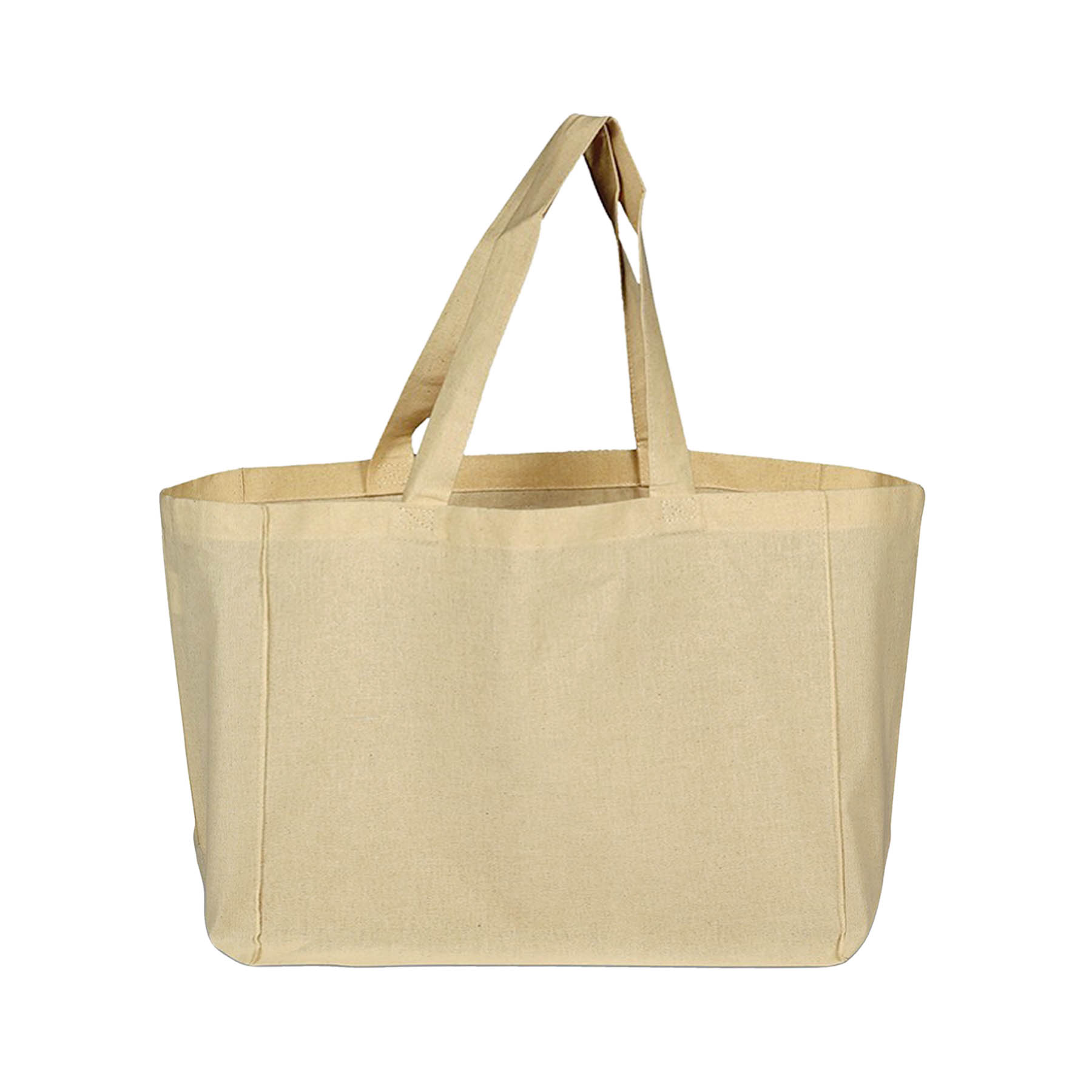 6 oz. 100% Natural Cotton Sheeting Shopper Tote Bag 3