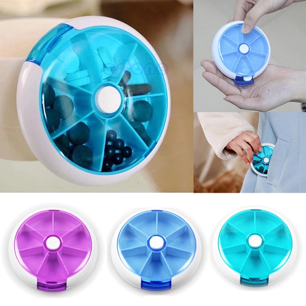 Circular Rotating 7 Days Pill Box 1