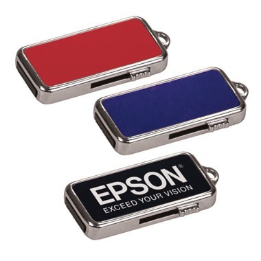 4GB Metal USB Flash Drive with Key Chain 2