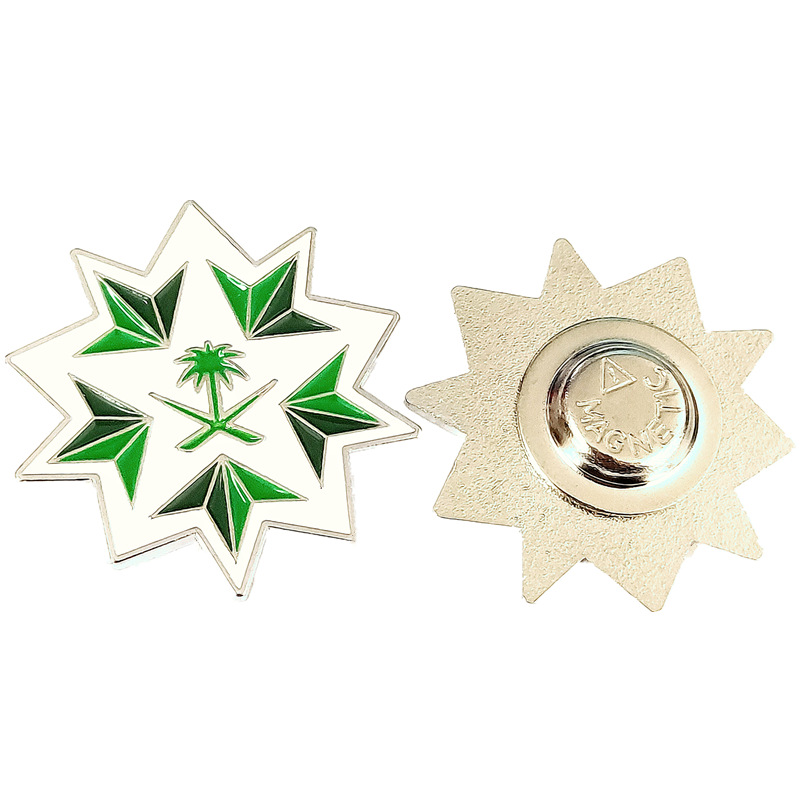 Custom pins with magnetic brooch 2