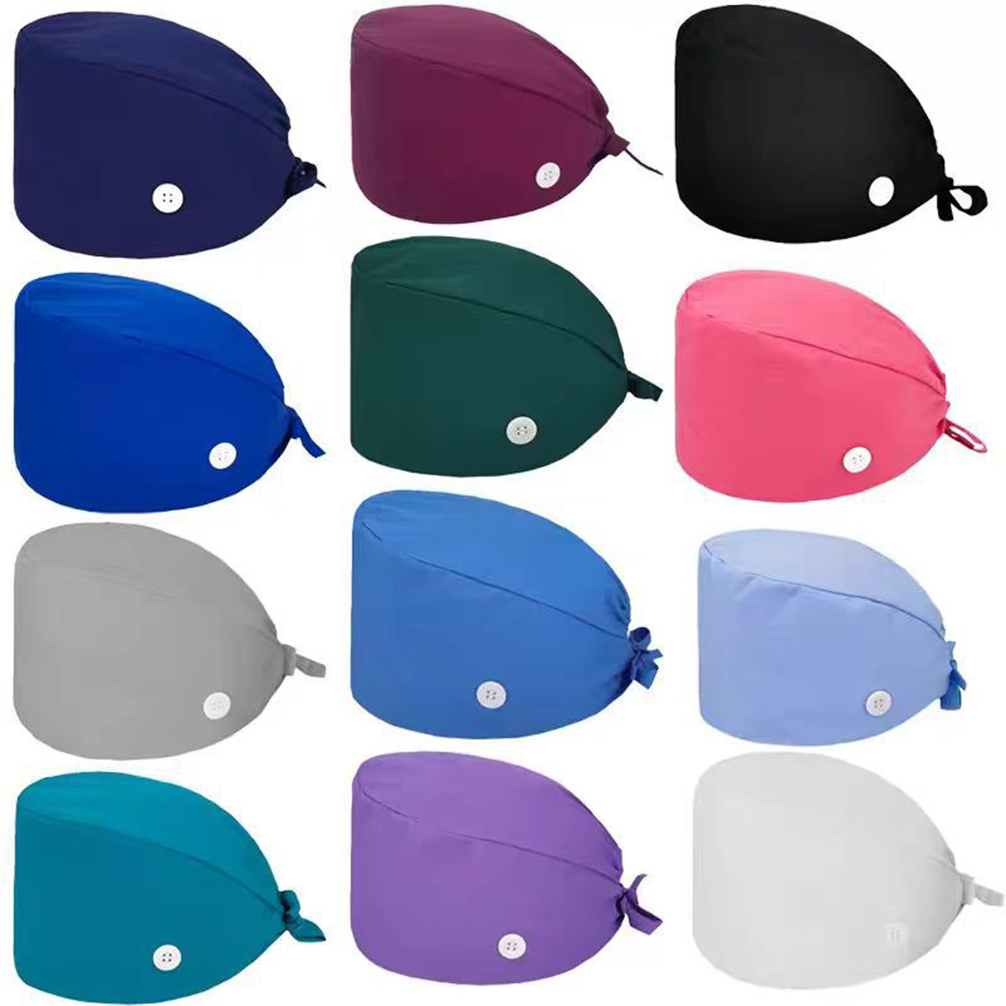 Solid color Medical Work Hat 3