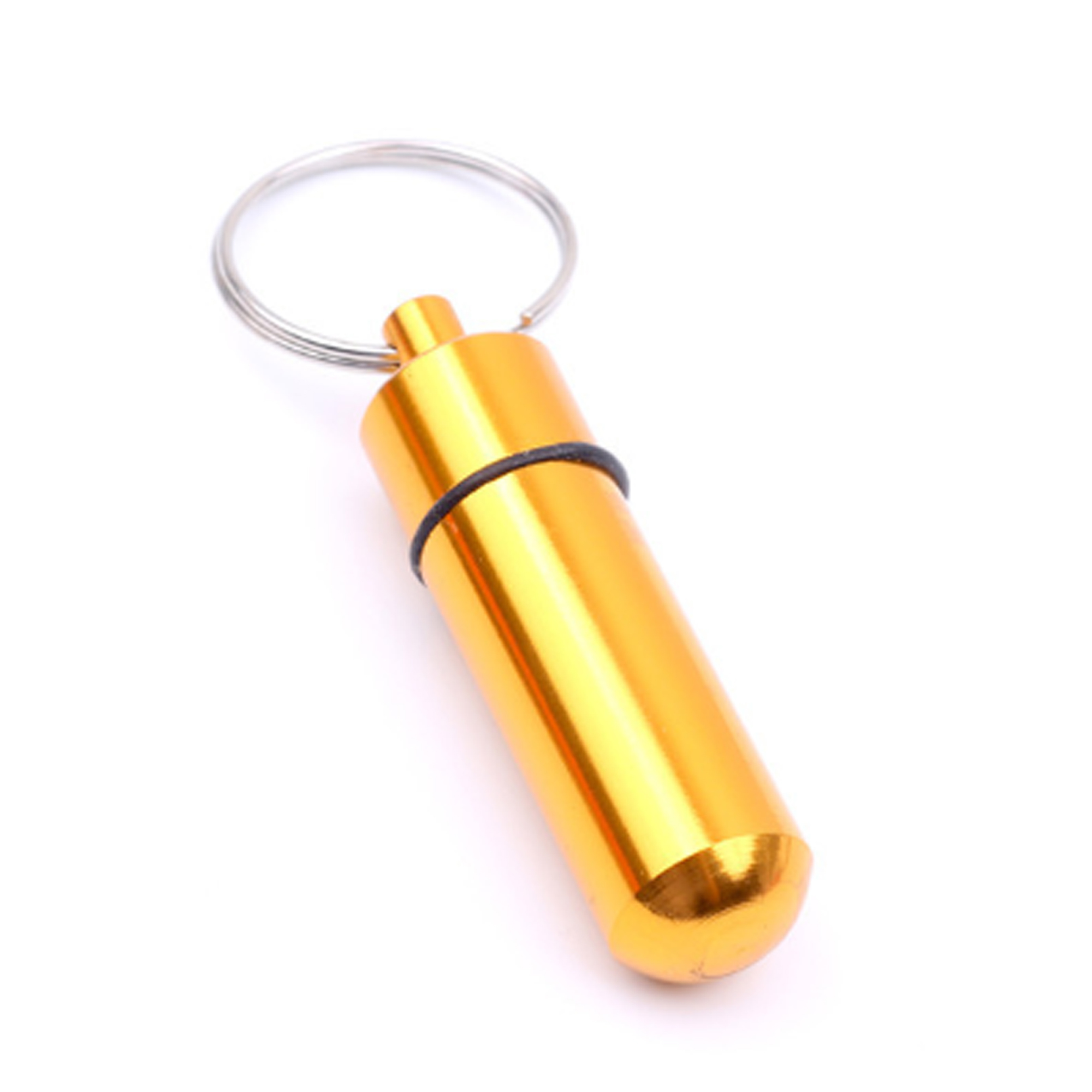 Aluminum Pill Box Keychain 2