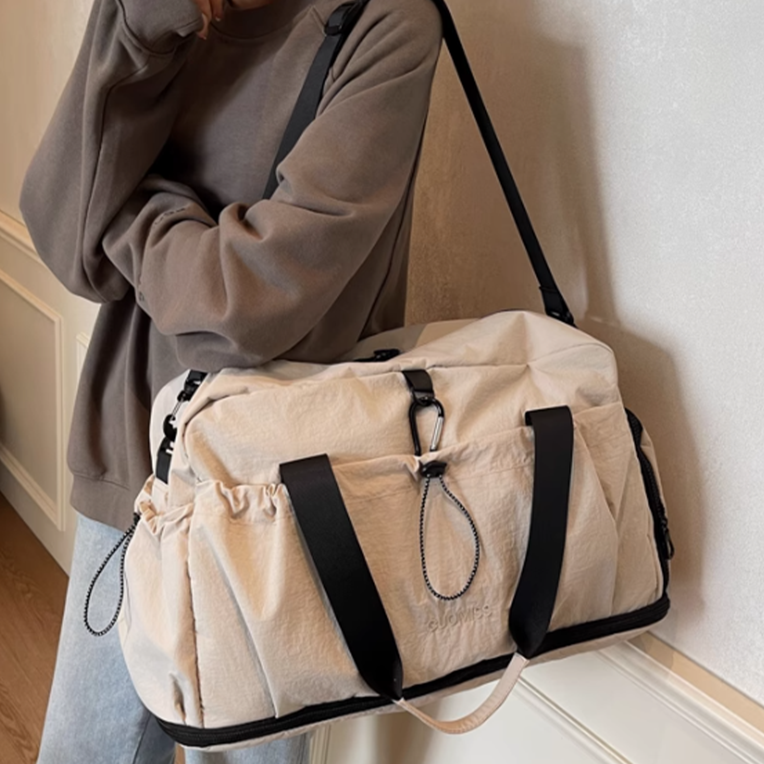 Polyester Waterproof Breathable Gym Yoga Bag 6