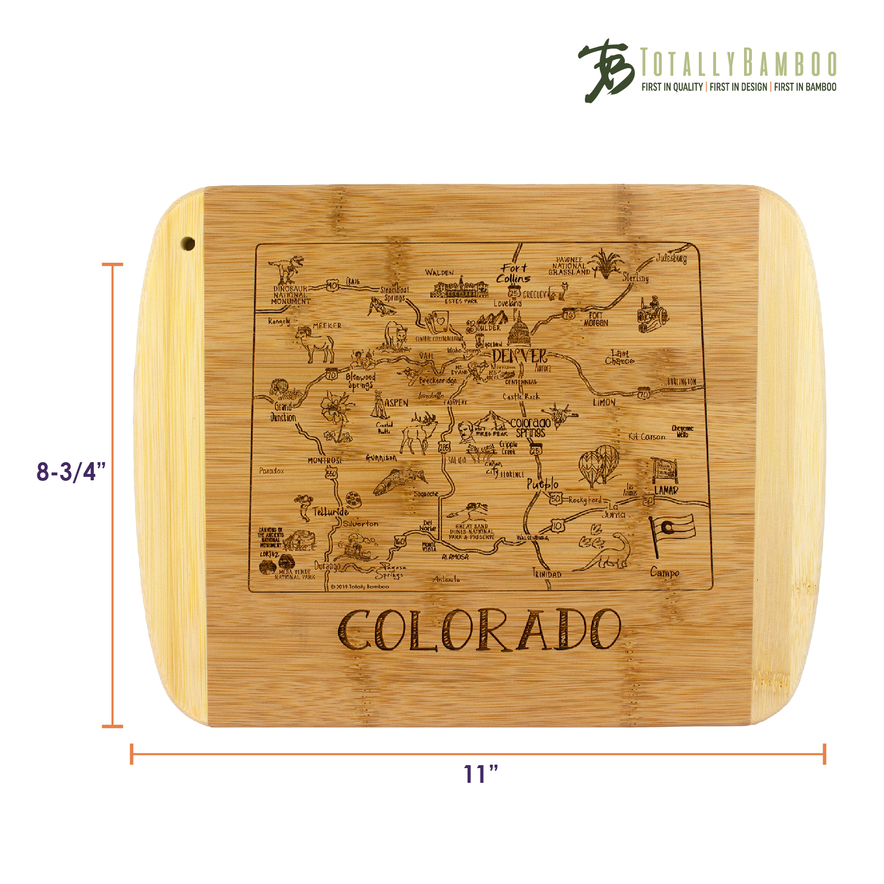 A Slice of Life Colorado Serving & Cutting Board 5