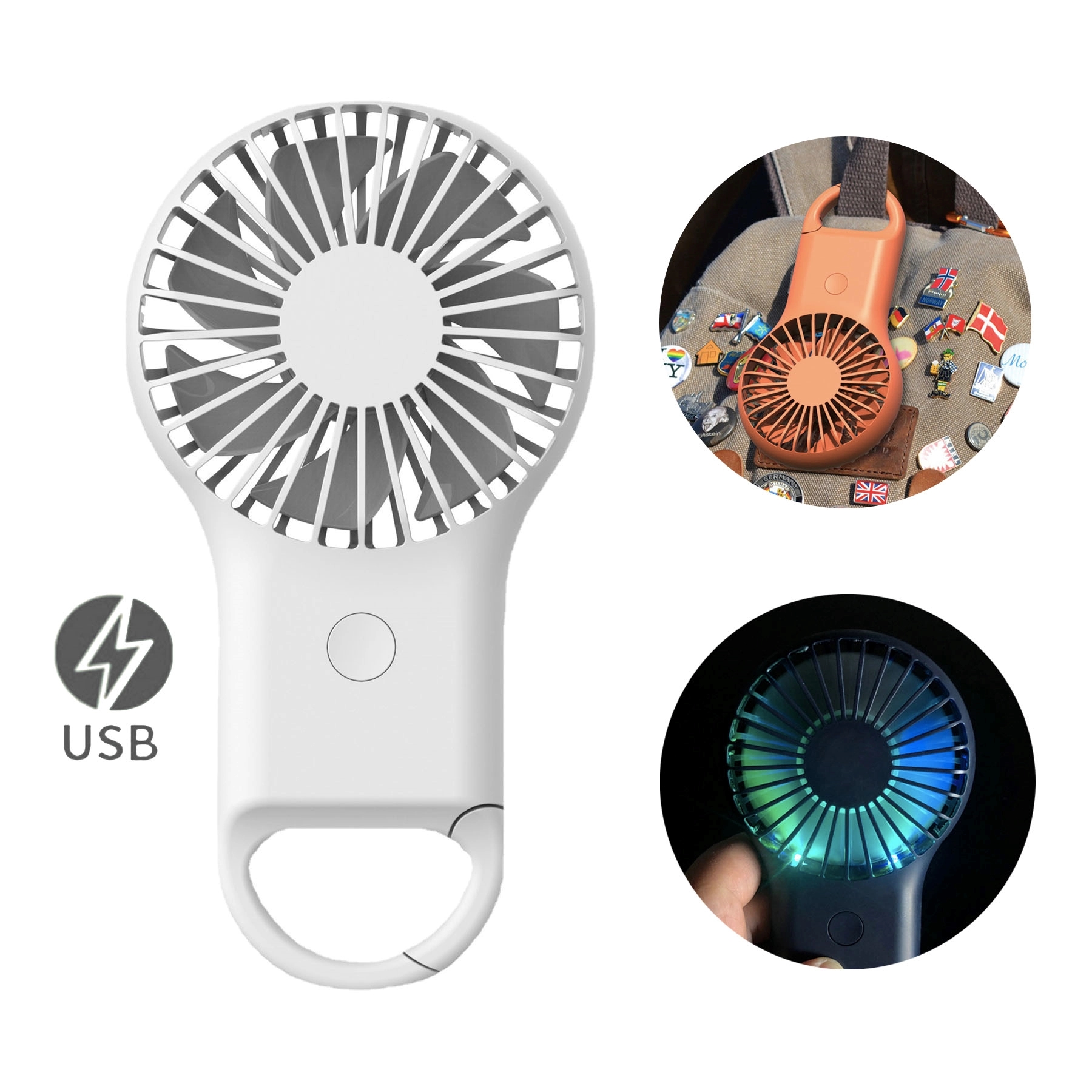 Carabiner Handheld Fan 3