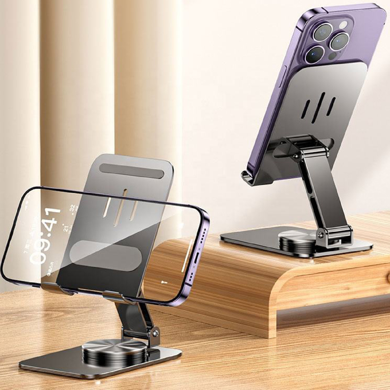360 Degree Swivel Base Phone Holder Stand 8