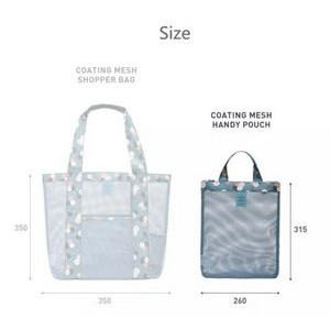 Family Beach Foldable Mesh Tote Bags With Handles 4