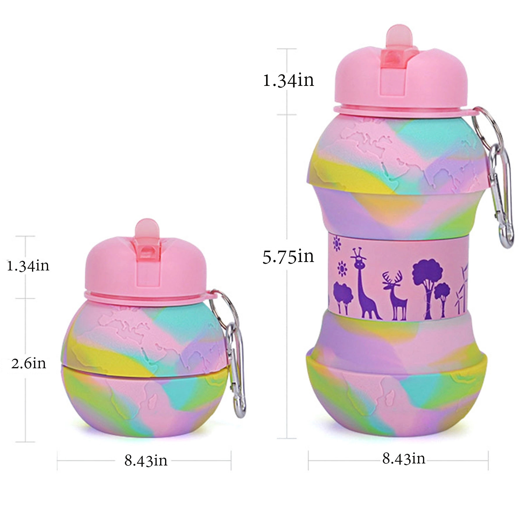 Portable Silicone Water Cup For Children 2