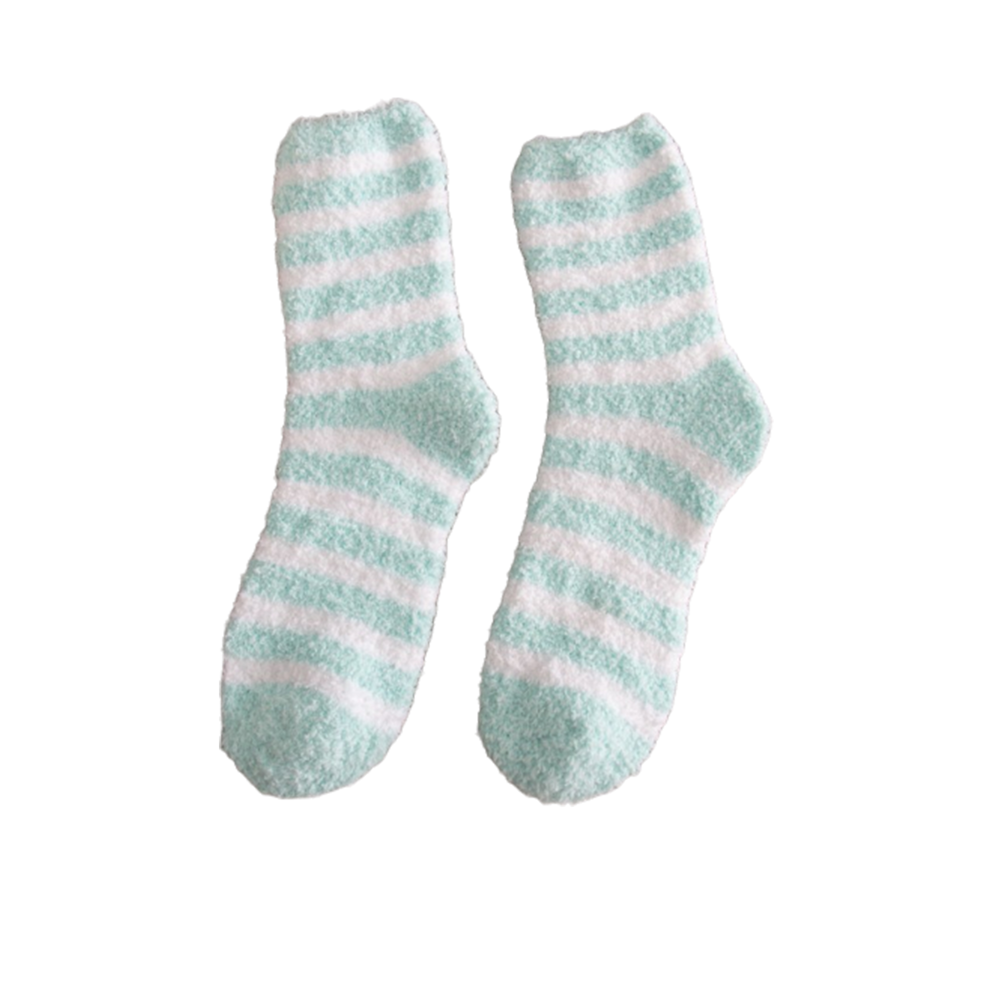 Stylish Striped Coral Fleece Warm Socks 4