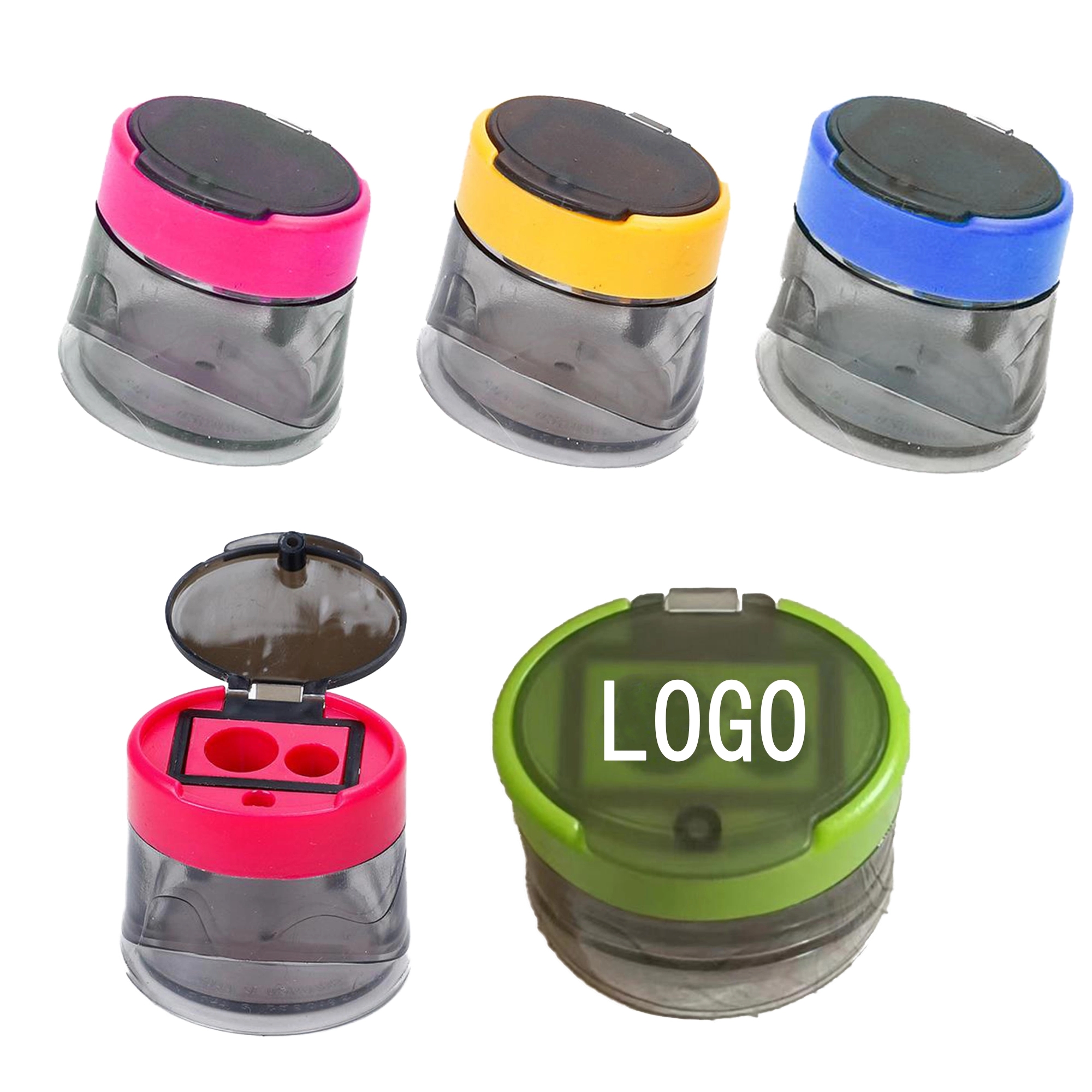 Manual Double Holes Pencil Sharpener 2