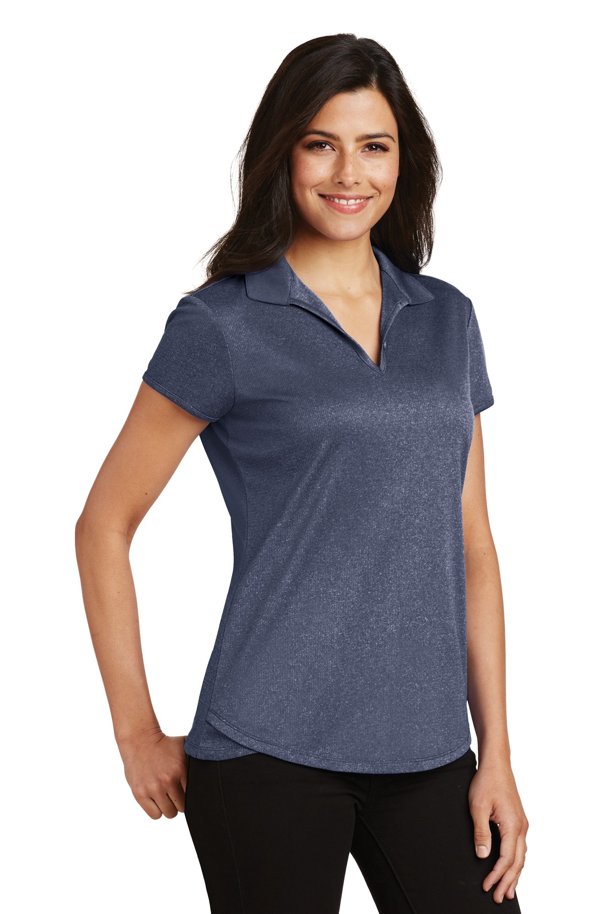 Port Authority Women's Trace Heather Polo. L576 23