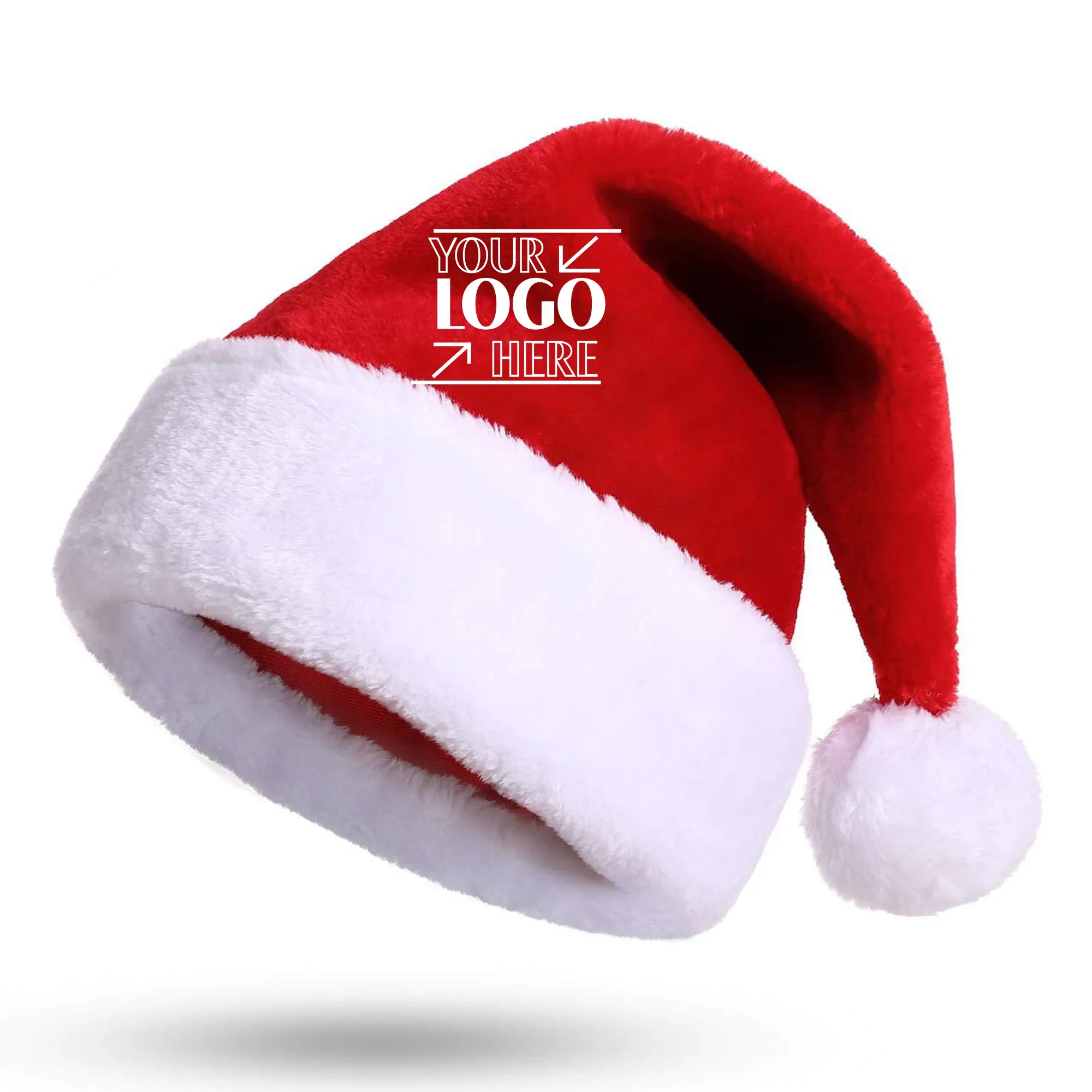 Angora Santa hat