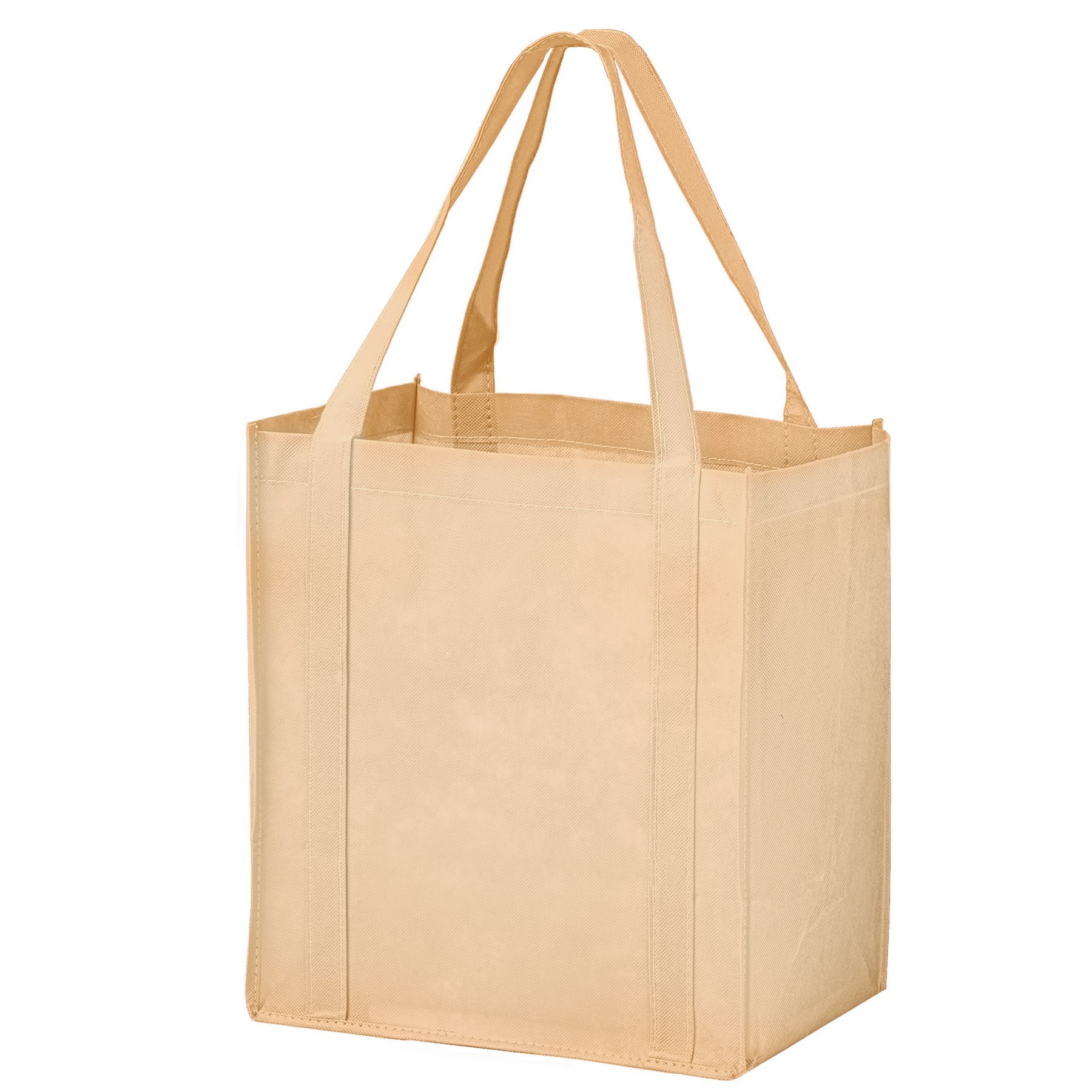 12" W x 13" H x 8" D Non-Woven Grocery Shopping Tote Bag 4