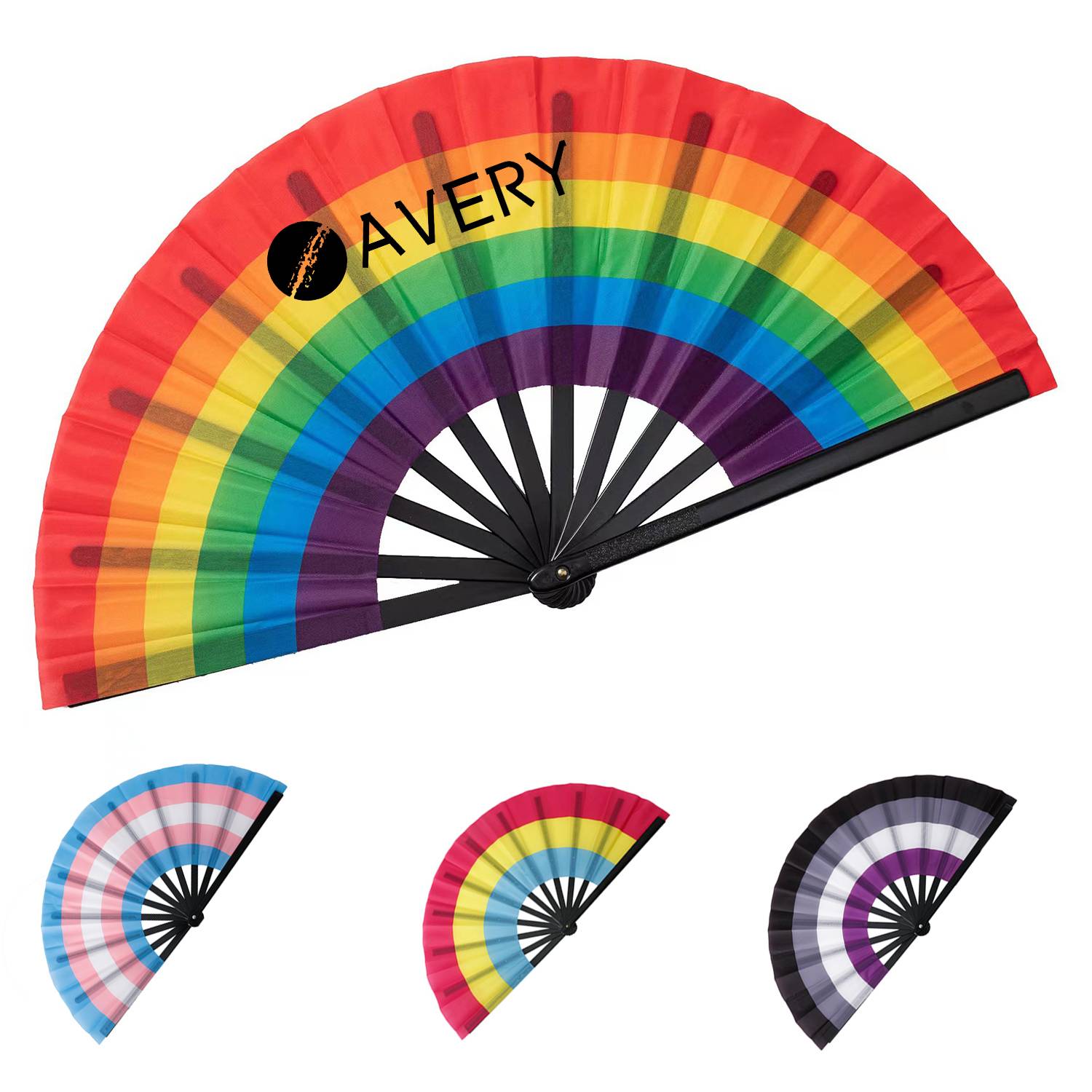 Rainbow Handheld Fan 1