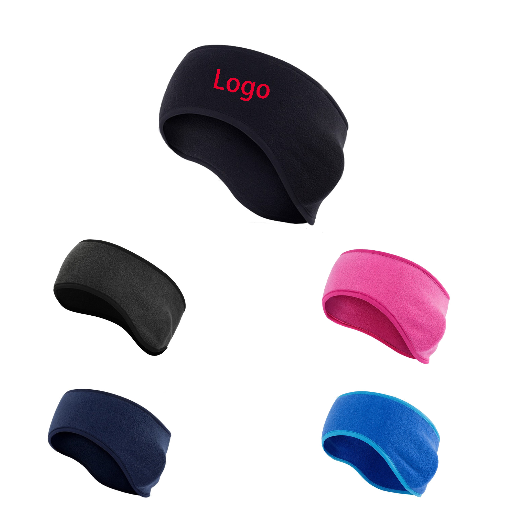 MOQ 50pcs Fleece Ear Warmer Headband 2