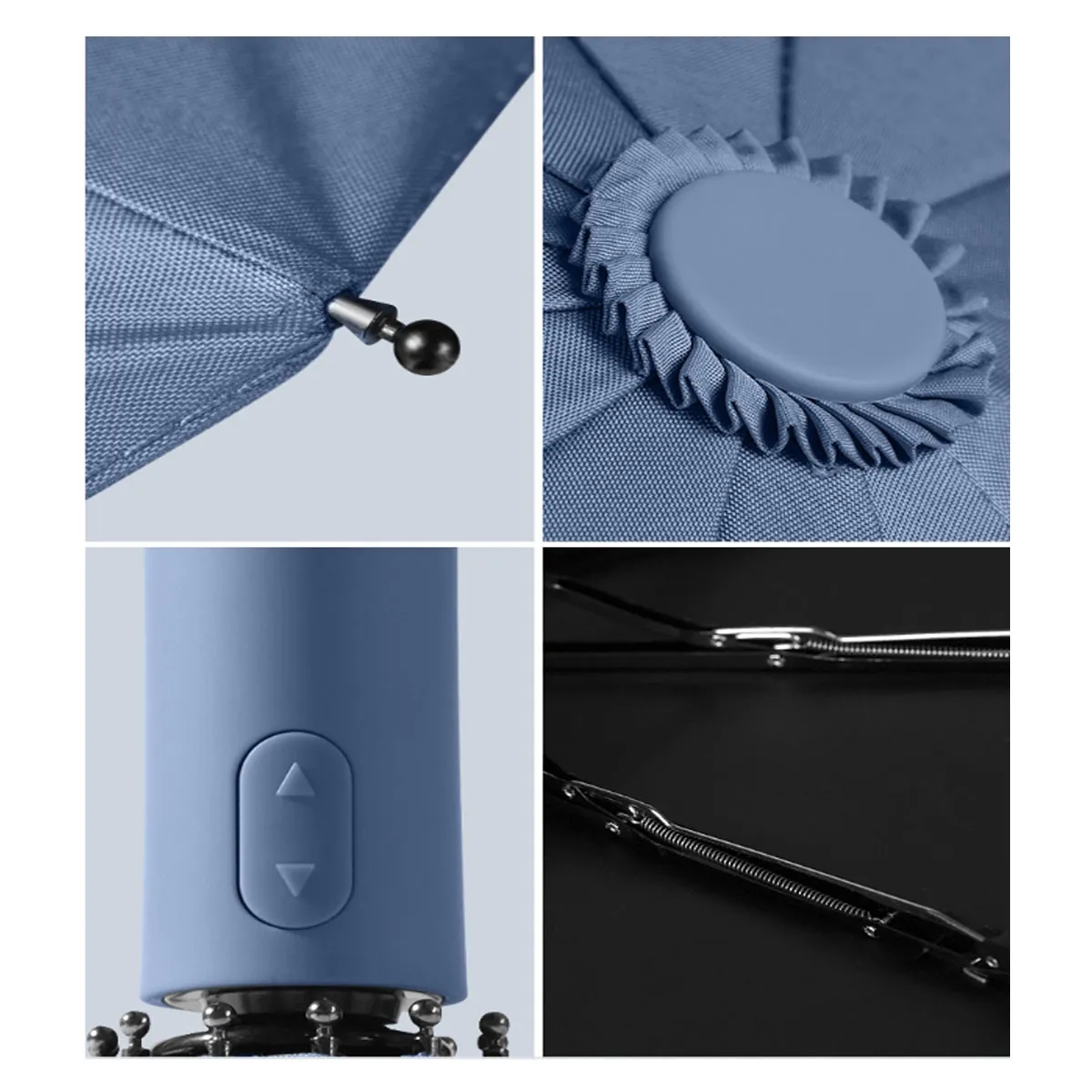 Portable Windproof Fully Automatic Folding Umbrella 4