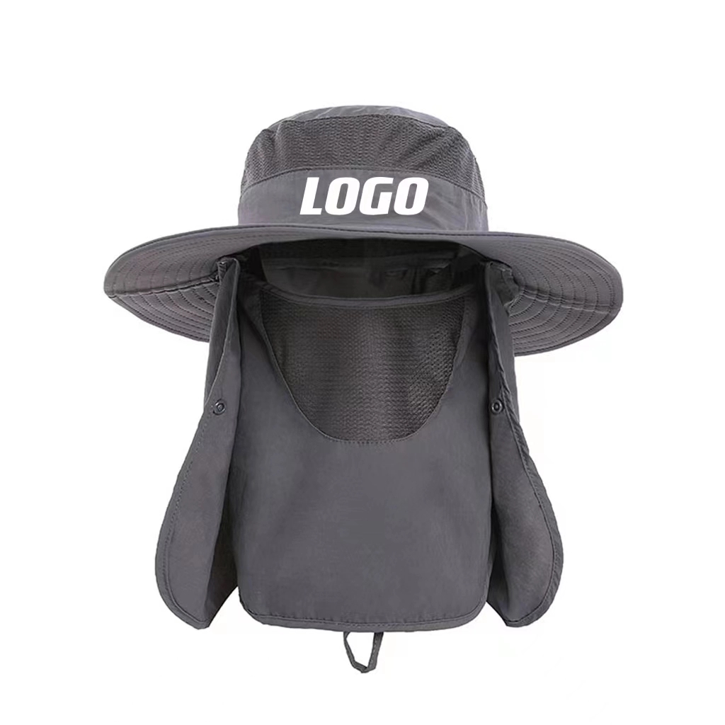 Protection Sun Caps With Mesh Mask And Neck Flap 2