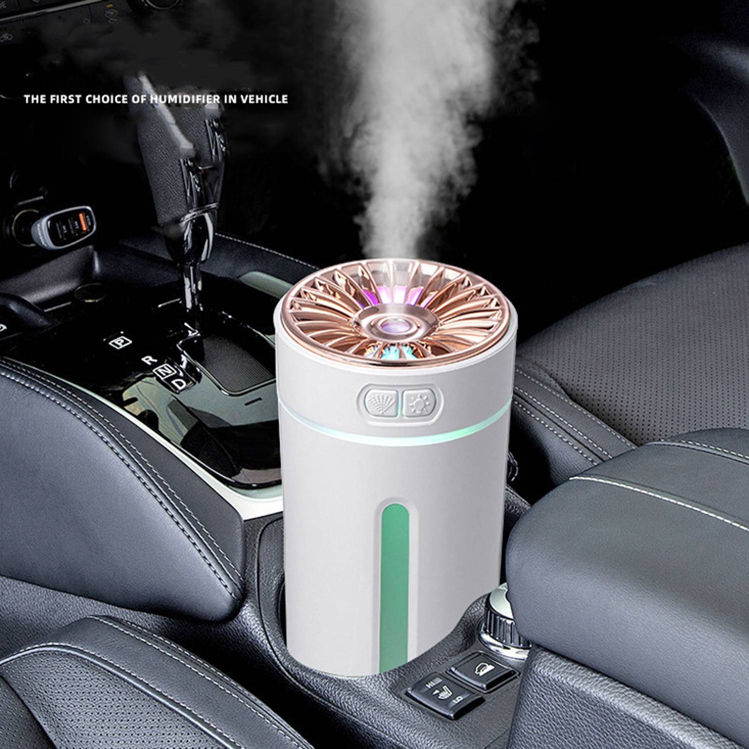 Colorful Night Light Super Quiet Car Humidifier 4