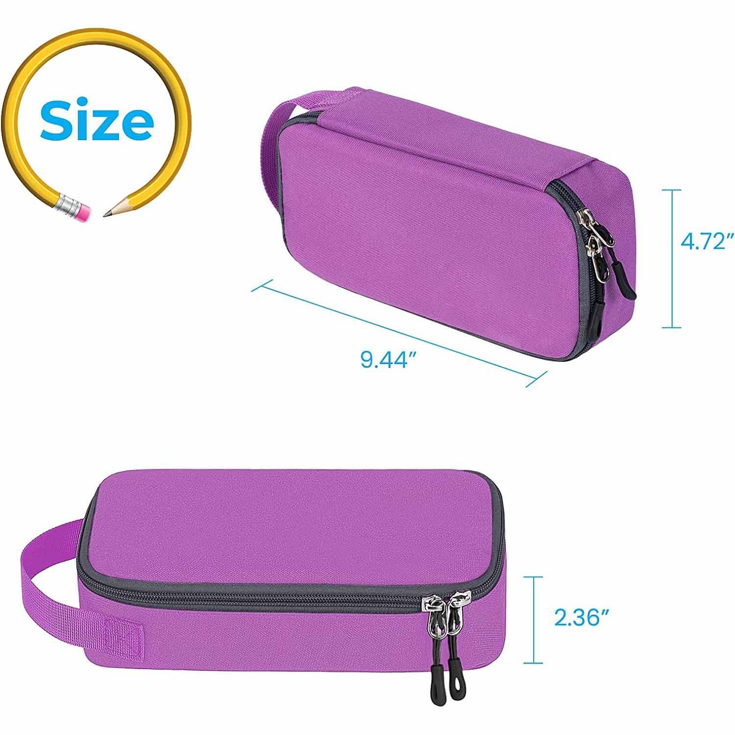 Large capacity pencil case portable office storage bag 5