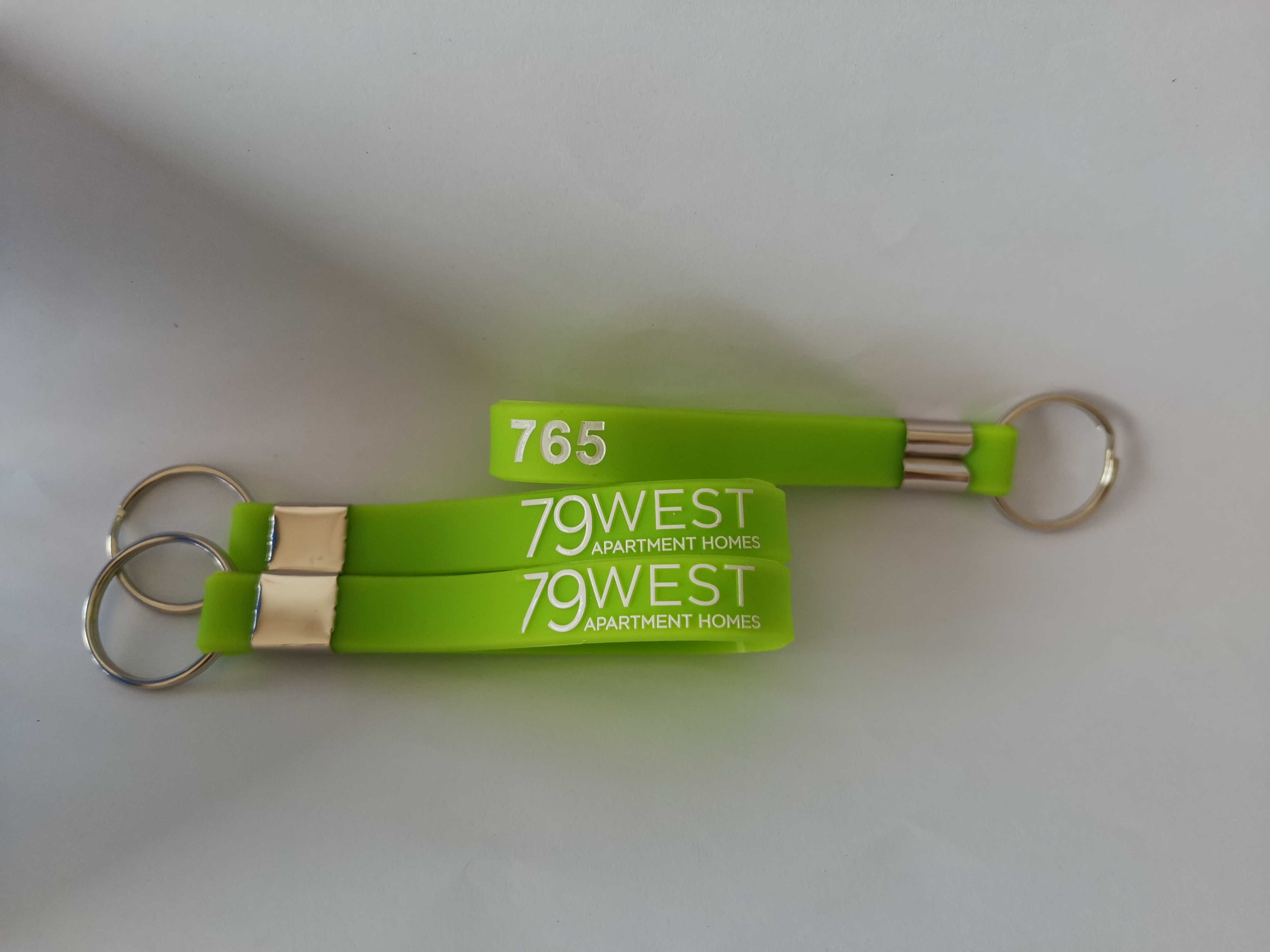 1 1/2 Inch Embossed/Color Silicone Wristband 6