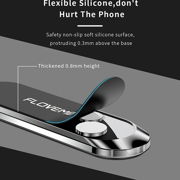 Magnetic Car Mount Dashboard 3M Adhesive Base Phone Holder 5