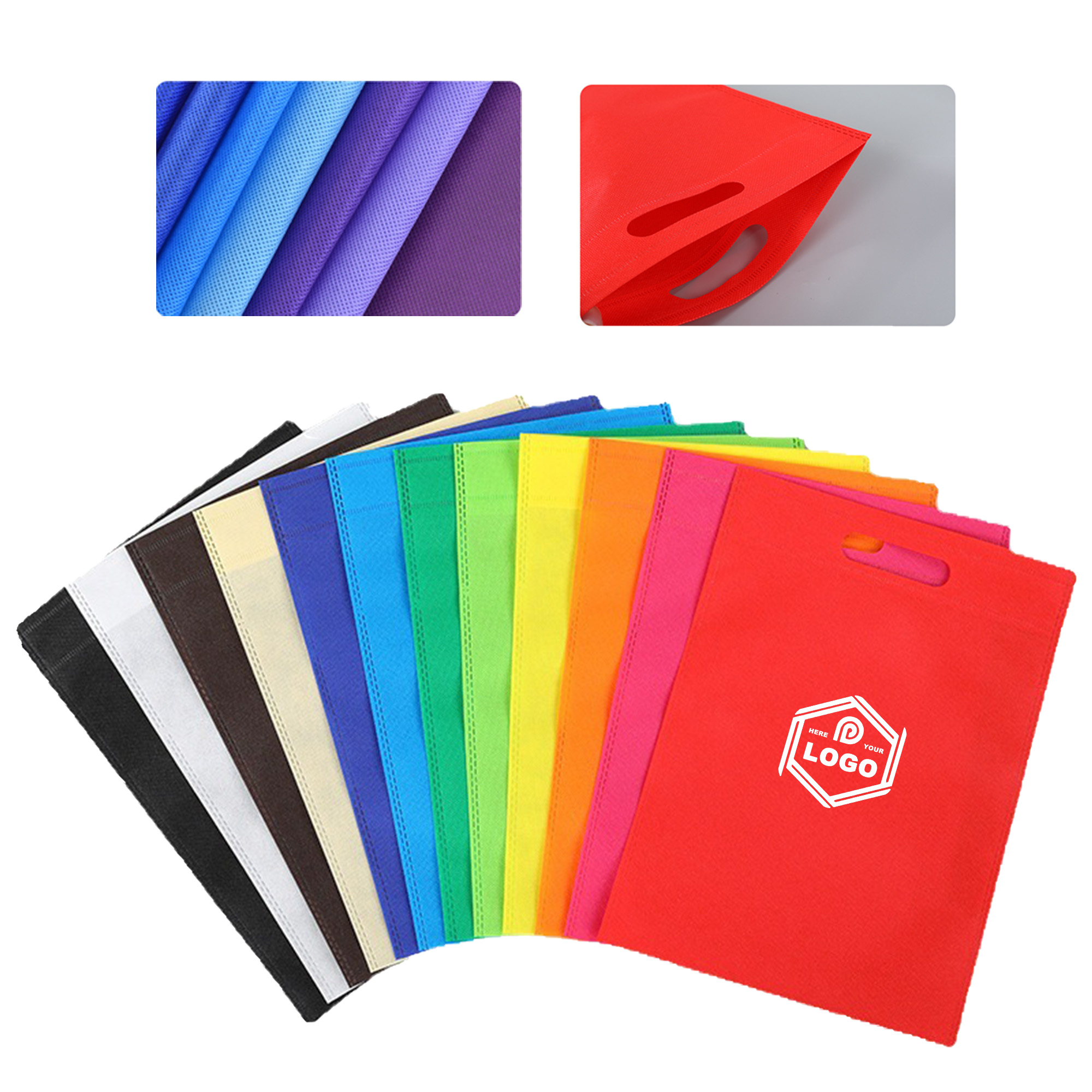 Custom Nonwoven Reusable Tote Bag 2