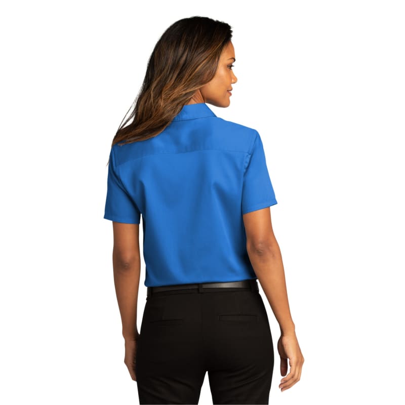 Port Authority Ladies Short Sleeve SuperPro React Twill Shirt. 62