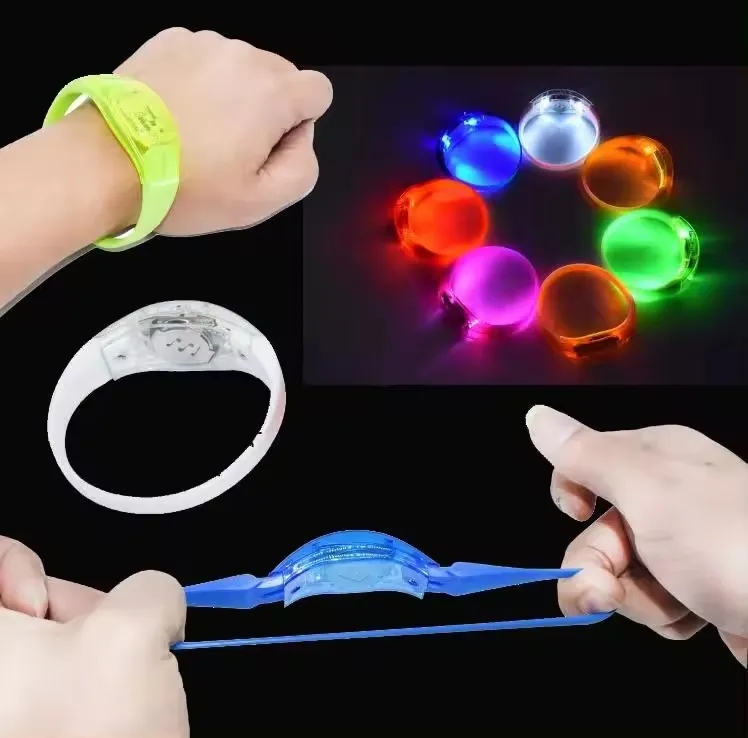 LED Light Up Flashing Bracelets 1
