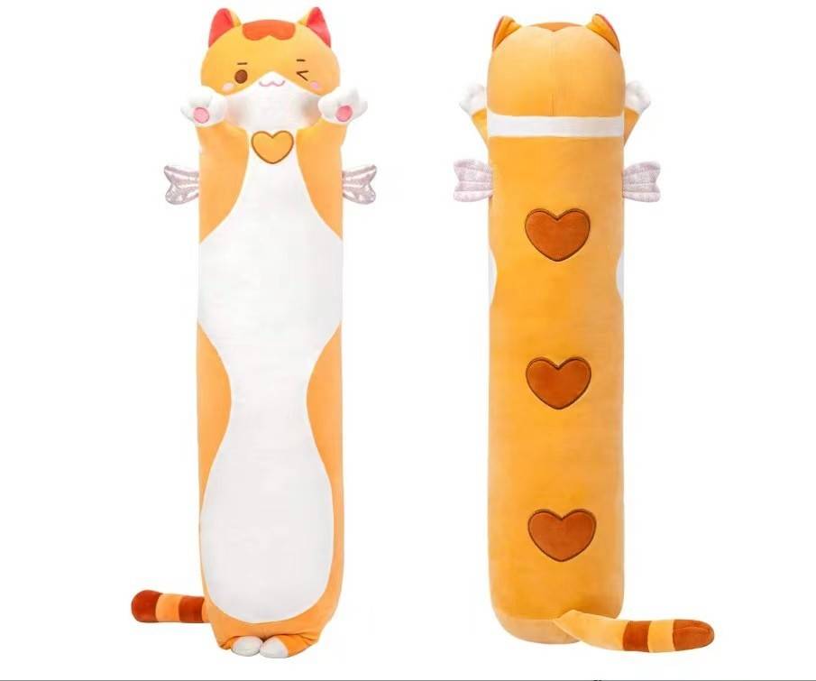 Long Cat Plush Kawaii Body Pillow Cute Stuffed Animals Soft 4