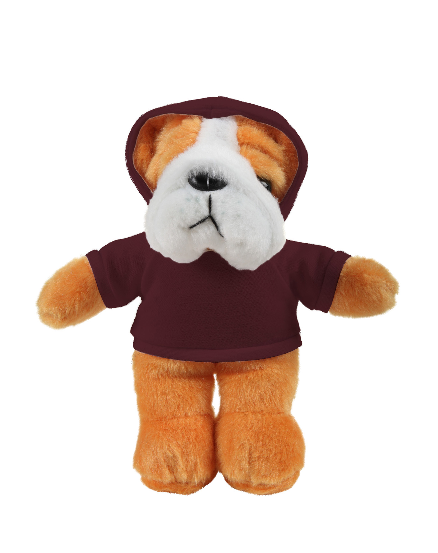 soft plush Bulldog with hoodie 14