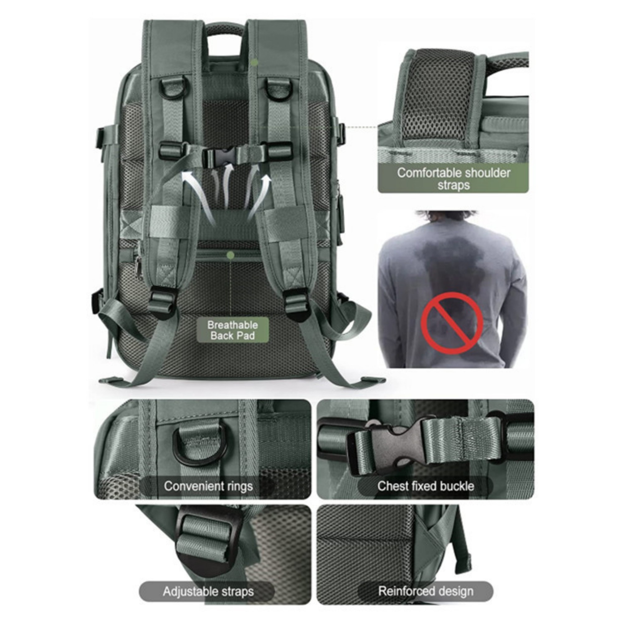 Carry On Travel Backpack 3