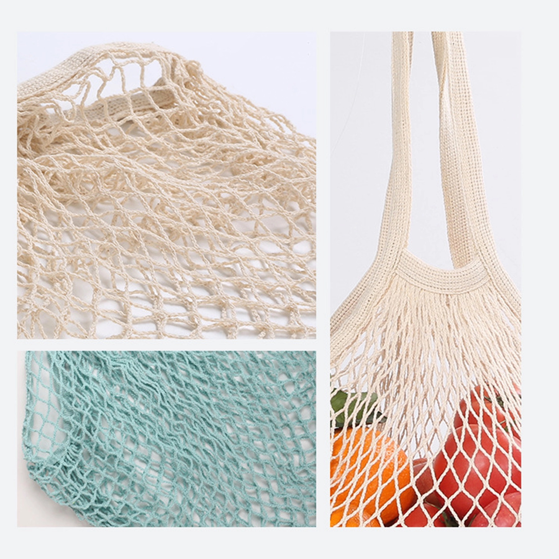 Organic Cotton Mesh Shopping Bag 7