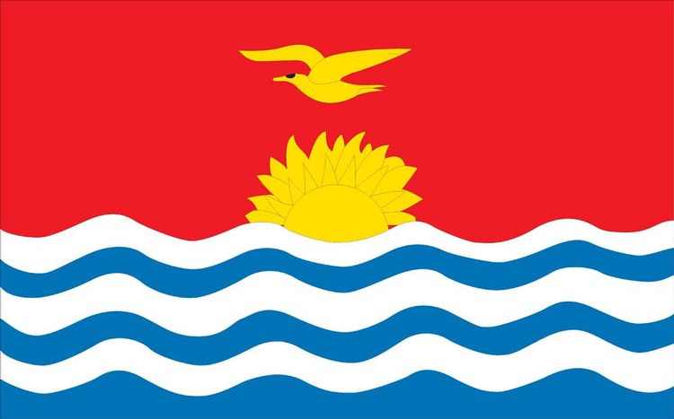 Kiribati Flag - 4' x 6' - Nylon 2