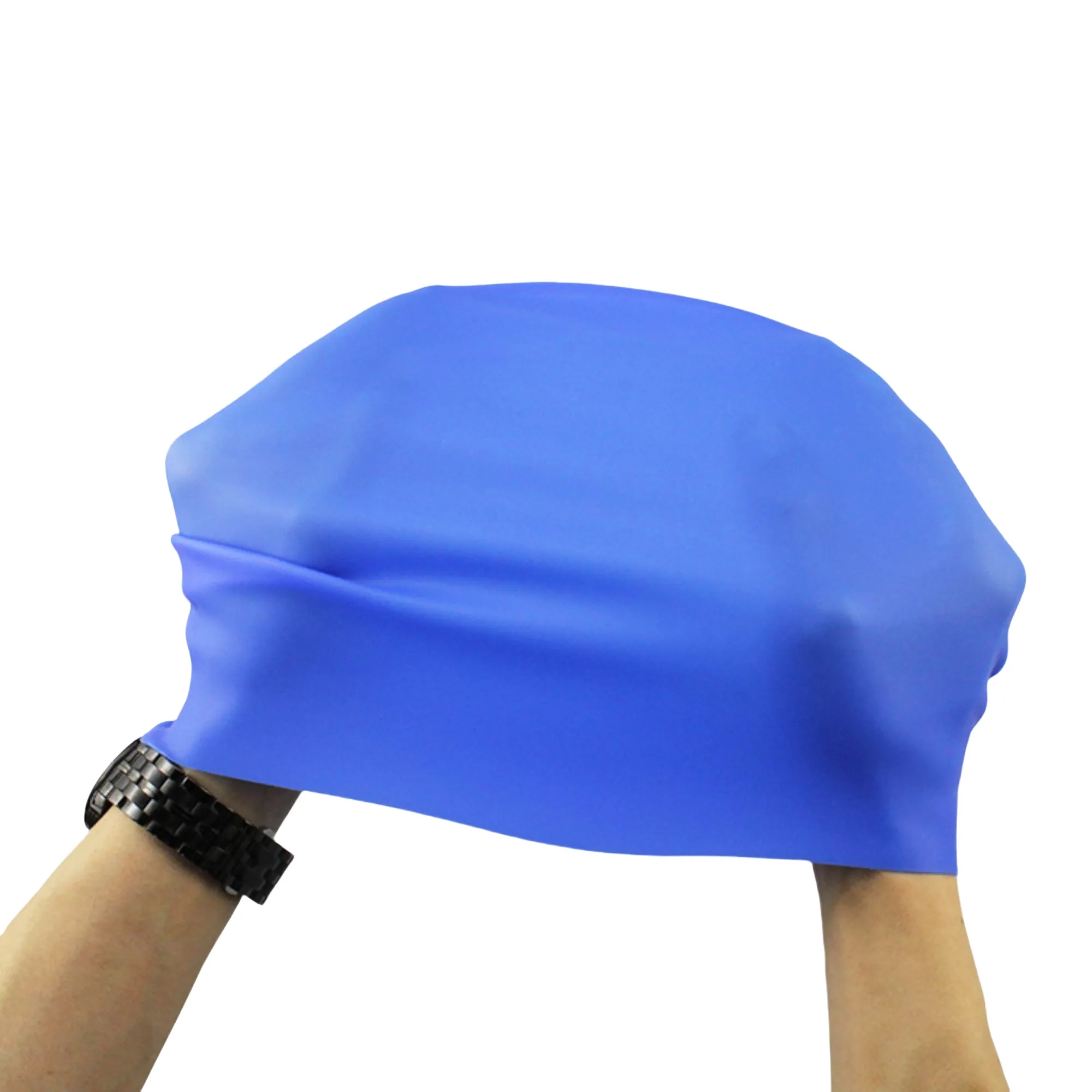 High Elastic Unisex Silicone Swimming Cap 7